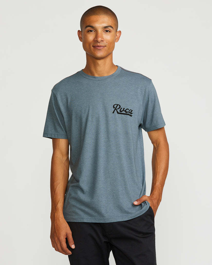RVCA Script Sealed Short Sleeve Tee (Men&