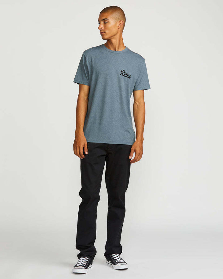 RVCA Script Sealed Short Sleeve Tee (Men&