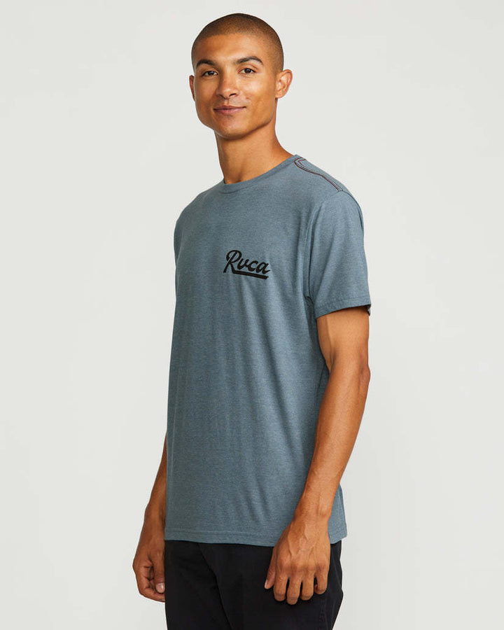 RVCA Script Sealed Short Sleeve Tee (Men&