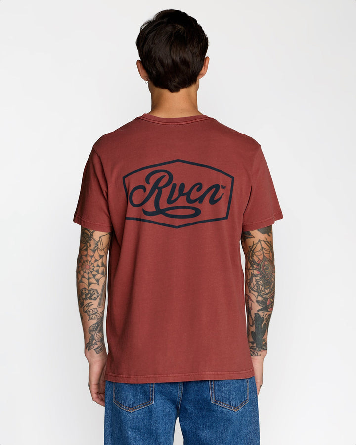 RVCA Emscript Short Sleeve Tee (Men&