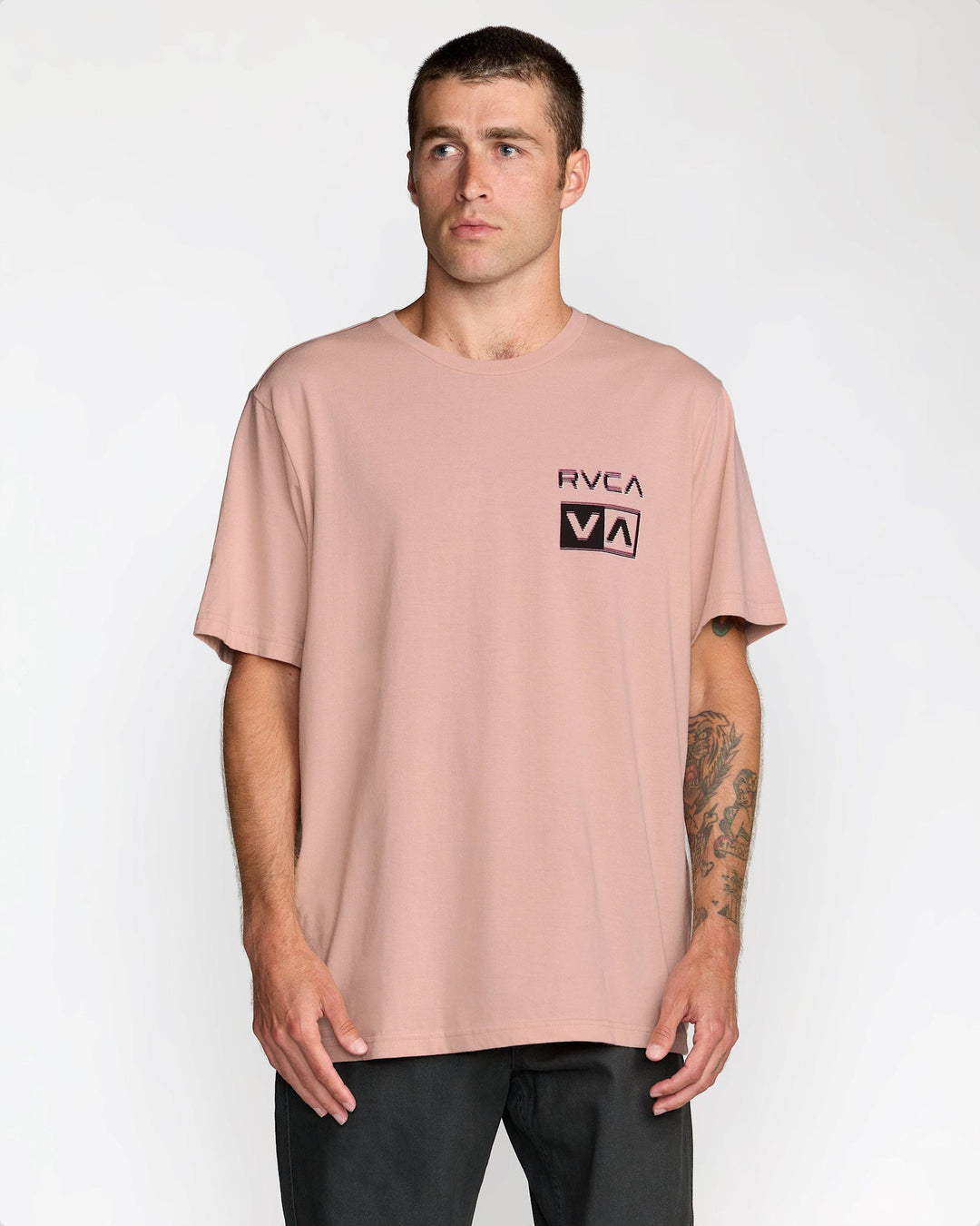 RVCA Glitch Short Sleeve Tee (Men&