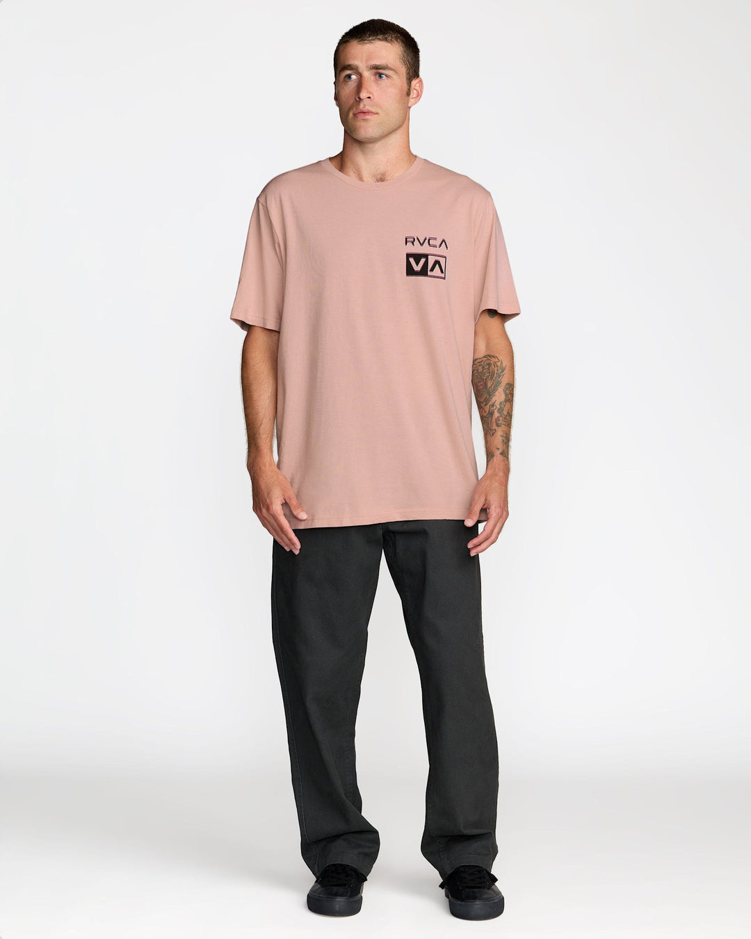 RVCA Glitch Short Sleeve Tee (Men&