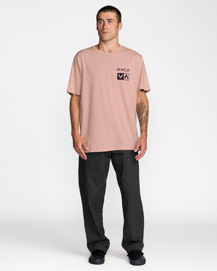 RVCA Glitch Short Sleeve Tee (Men&