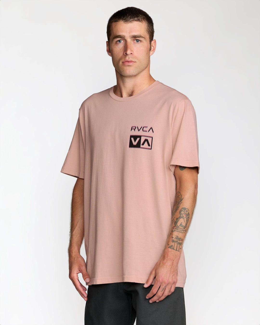 RVCA Glitch Short Sleeve Tee (Men&