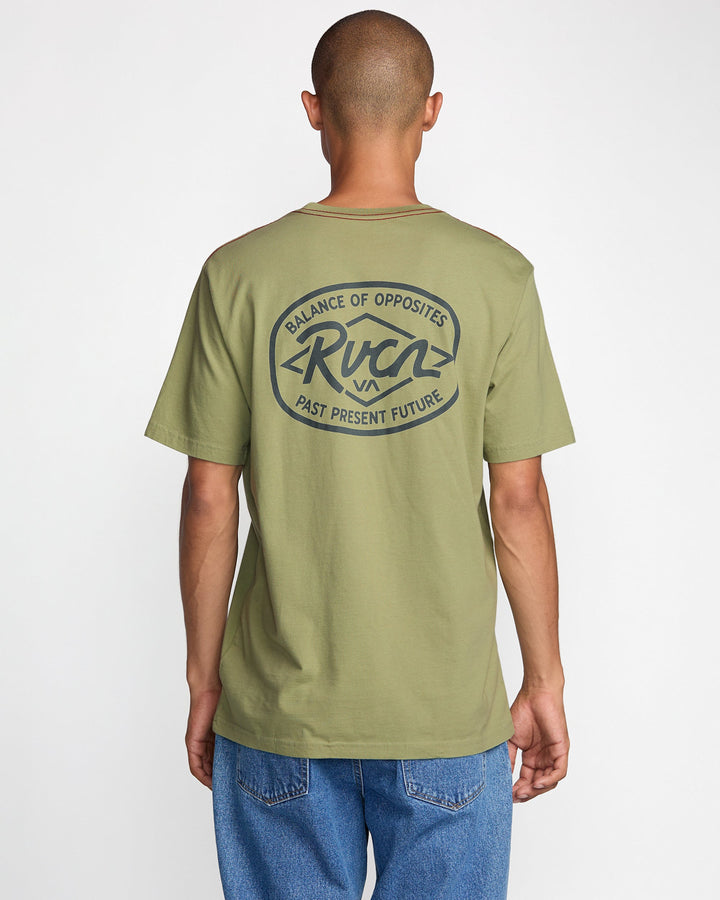 RVCA Ranch Seal Short Sleeve Tee (Men&