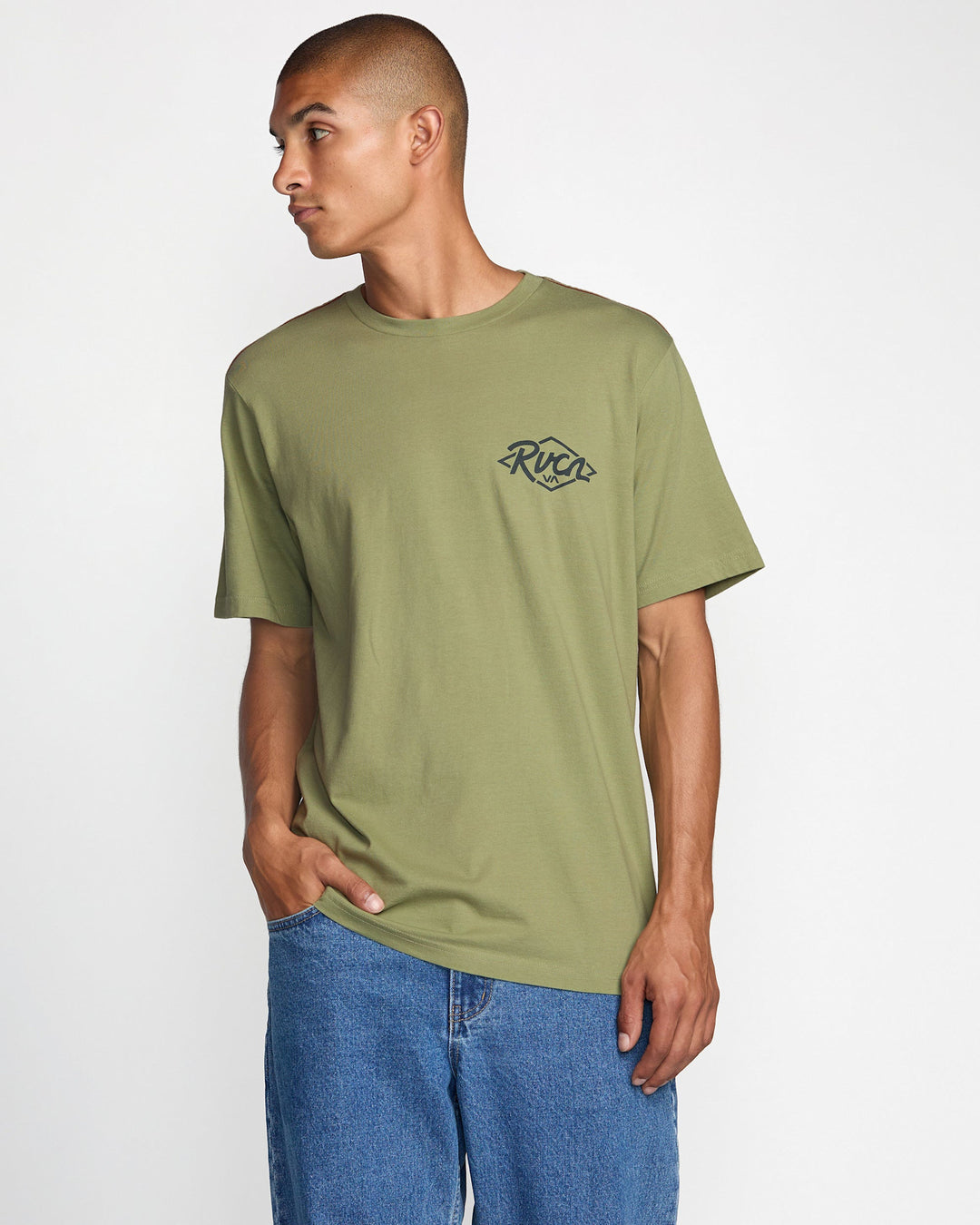 RVCA Ranch Seal Short Sleeve Tee (Men&
