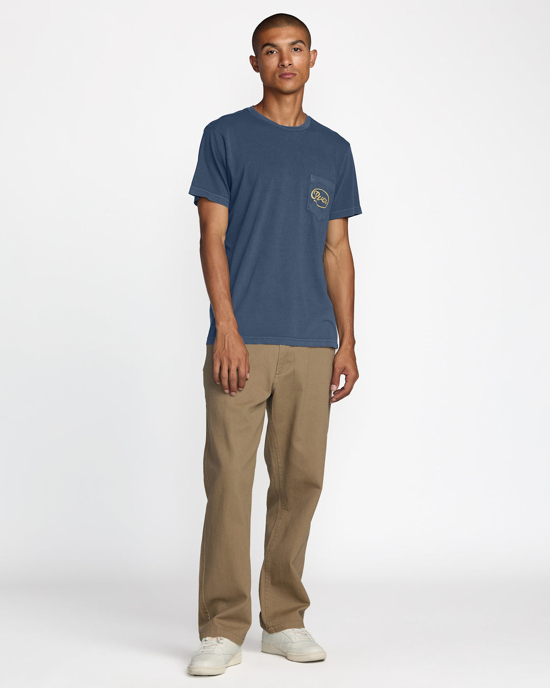 RVCA Contact Scripts Pocket Short Sleeve Tee (Men&