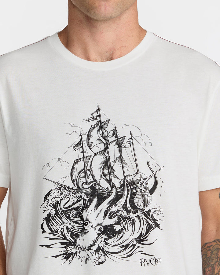RVCA High Seas Short Sleeve Tee (Men&