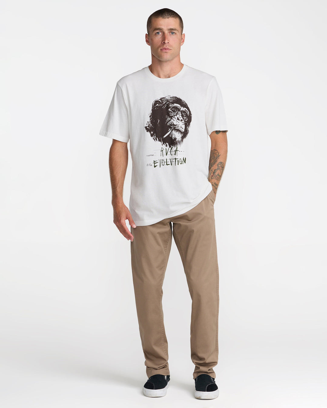 RVCA RVCA Evolution Short Sleeve Tee (Men&