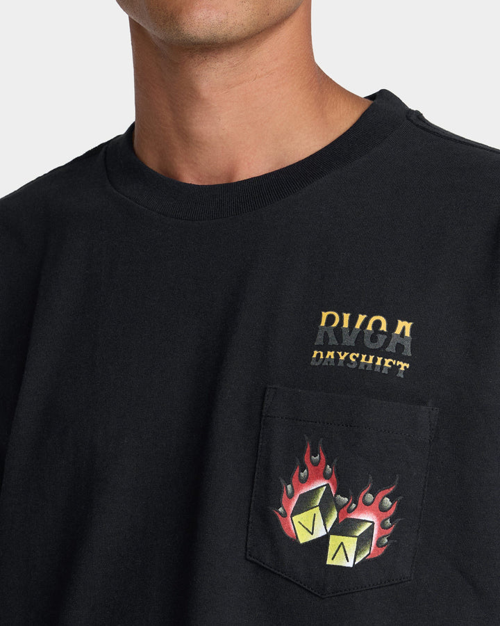 RVCA Hot Dice Short Sleeve Tee (Men&
