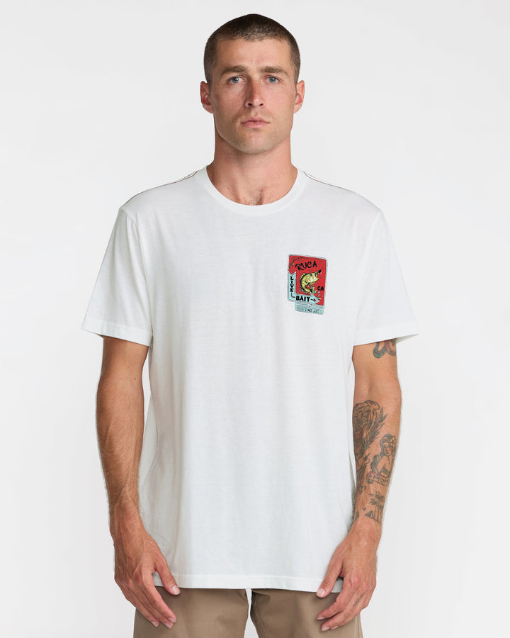 RVCA Live Bait Short Sleeve Tee (Men&