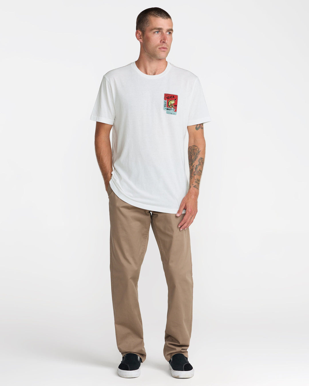 RVCA Live Bait Short Sleeve Tee (Men&