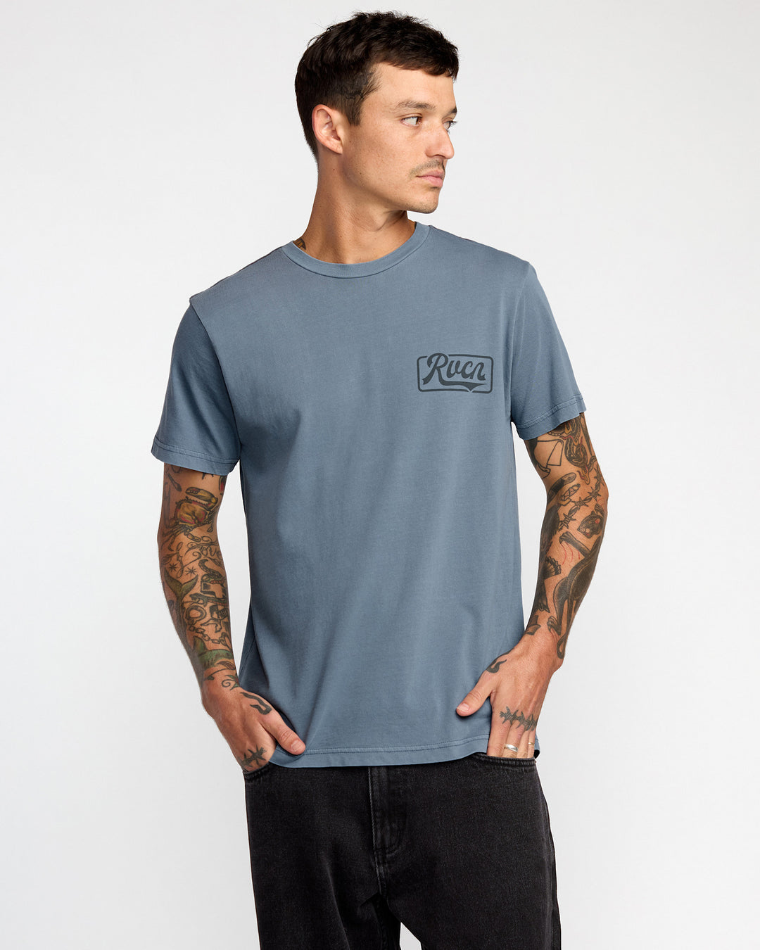 RVCA Frame Up Short Sleeve Tee (Men&