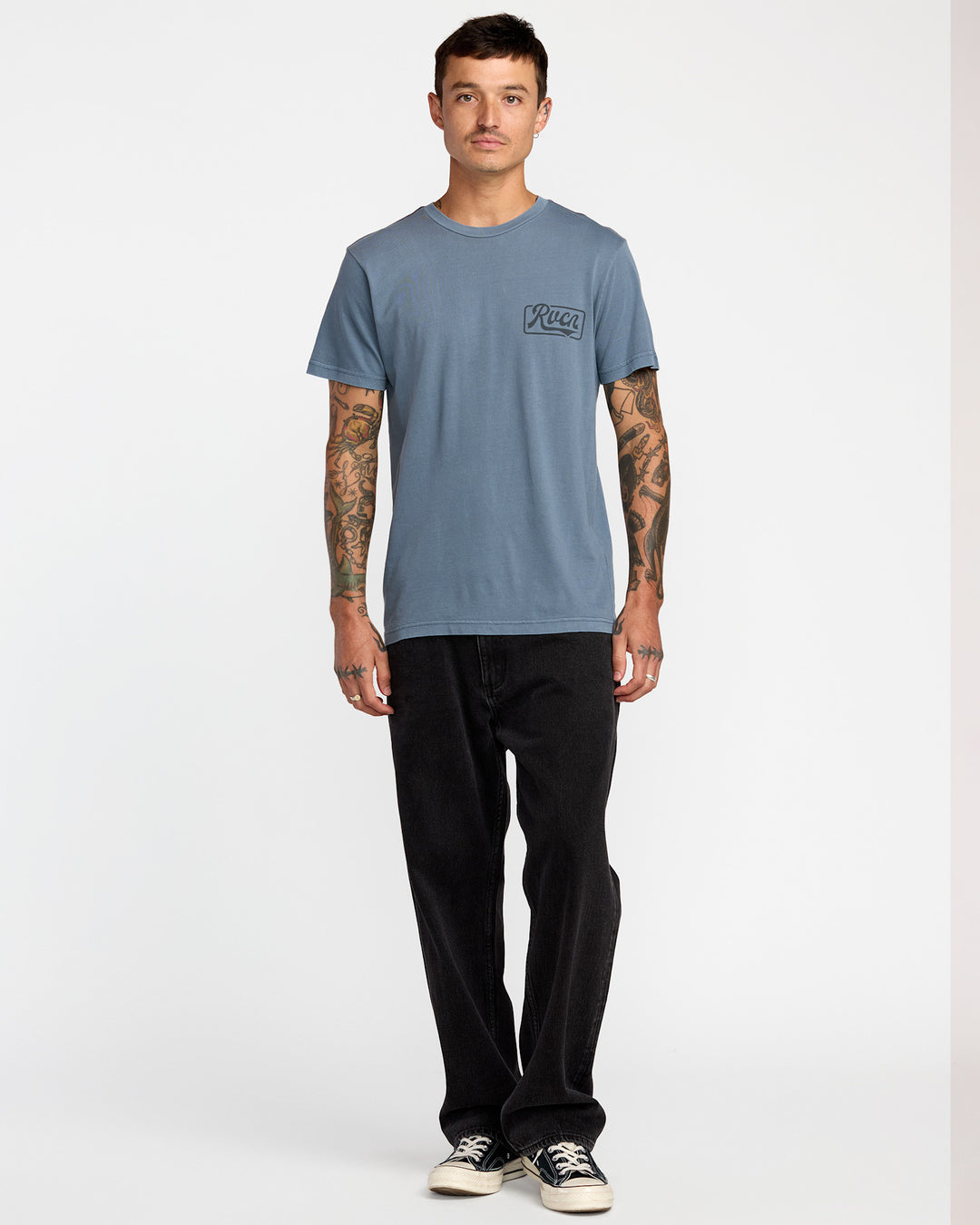 RVCA Frame Up Short Sleeve Tee (Men&