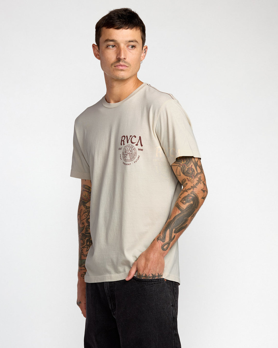 RVCA Utility Services Short Sleeve Tee (Men&