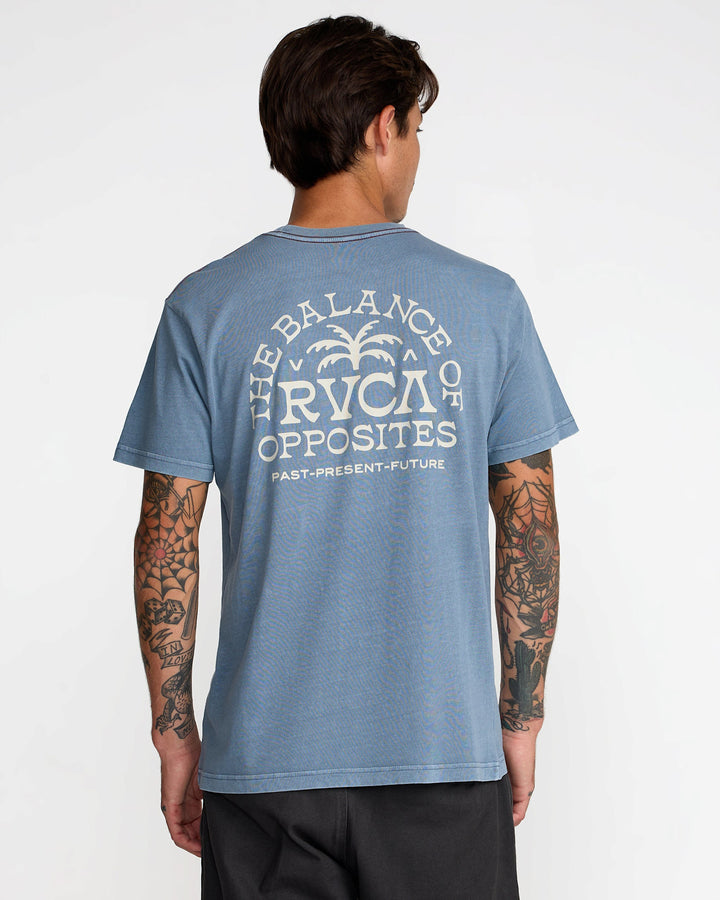 RVCA Palm Serif Short Sleeve Tee (Men&
