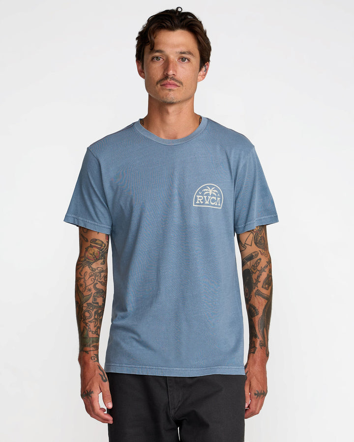 RVCA Palm Serif Short Sleeve Tee (Men&