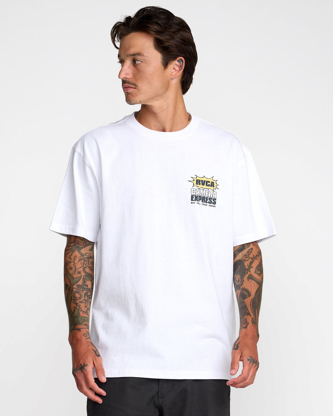 RVCA Camera Express Short Sleeve Tee (Men&