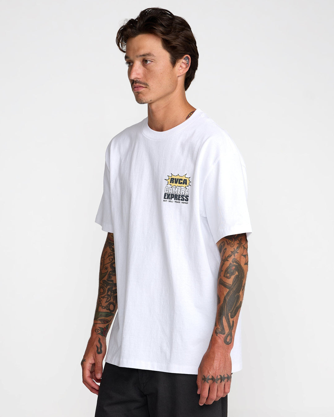 RVCA Camera Express Short Sleeve Tee (Men&