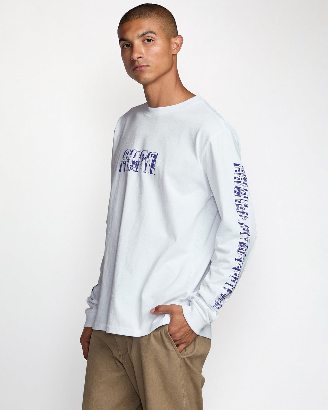 RVCA Barbarosa Long Sleeve Tee (Men&