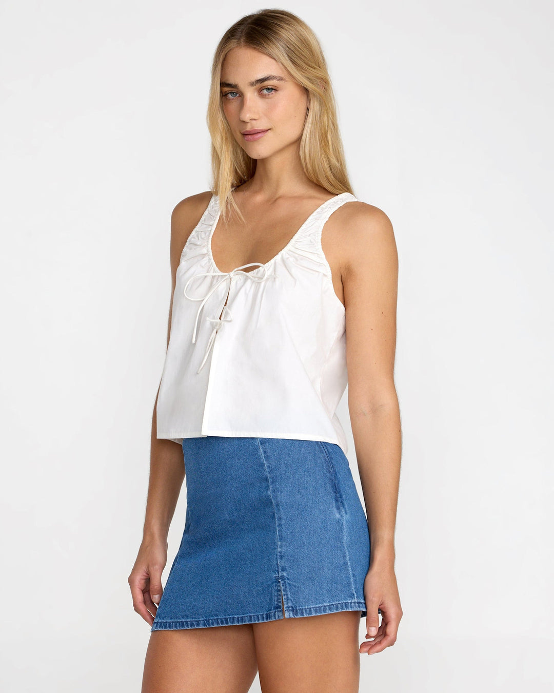 Rvca Raya Top (Womens) | Cloud