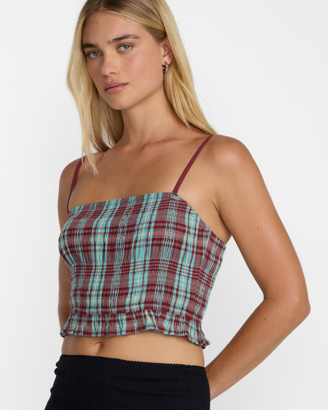 Rvca Isla Cami (Womens) | Aqua Haze