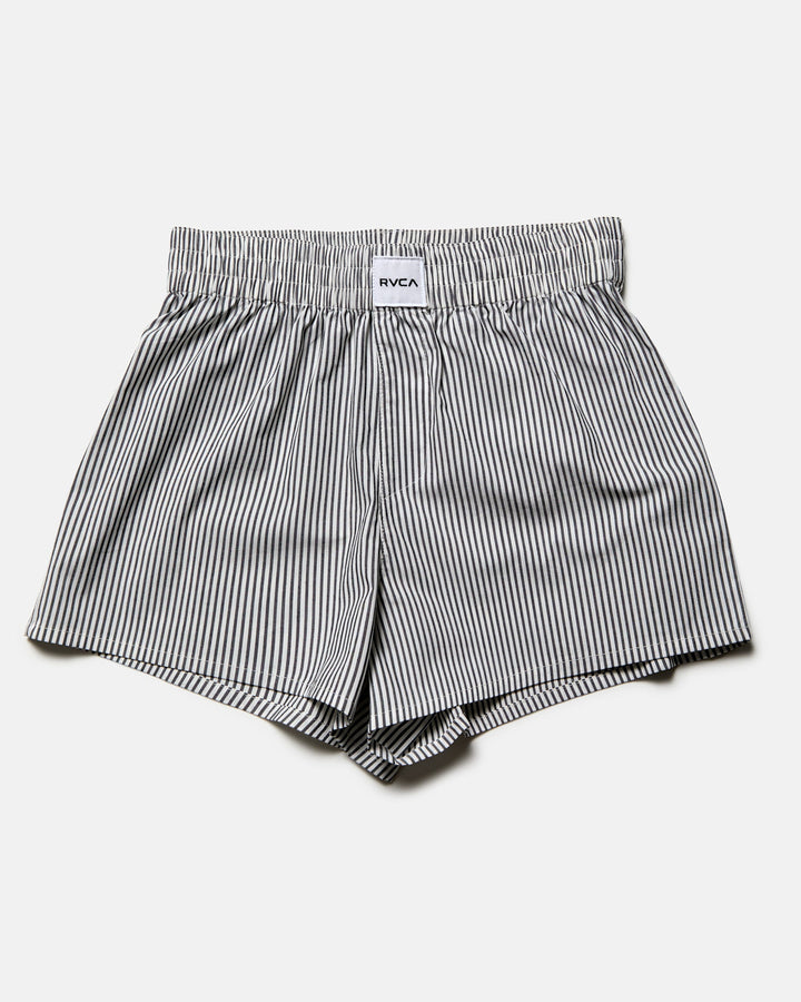 Rvca Mikey Boxer Short (Womens) | Pirate Black