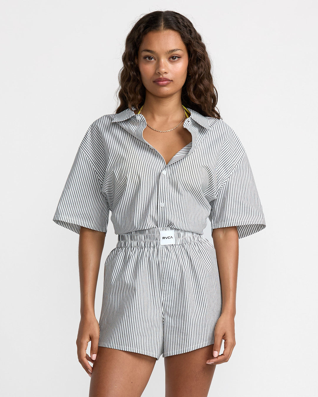 Rvca Mikey Boxer Short (Womens) | Pirate Black