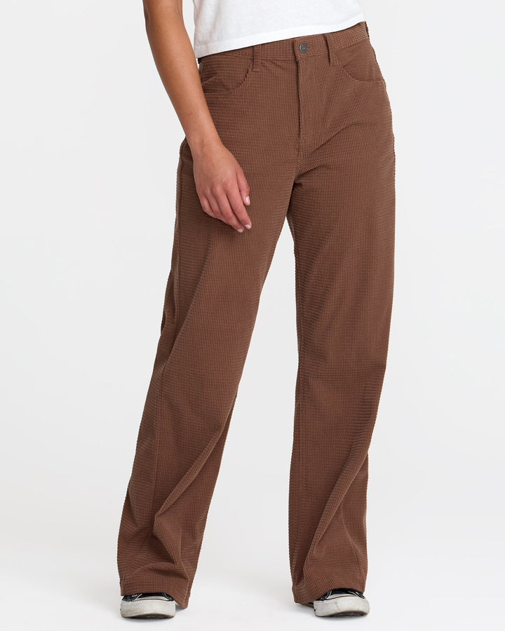 Rvca Coco Cord (Womens) | Nutmeg