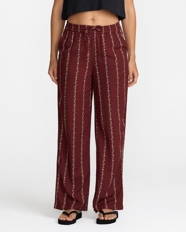 Rvca Florence Pant (Womens) | Madder Brown