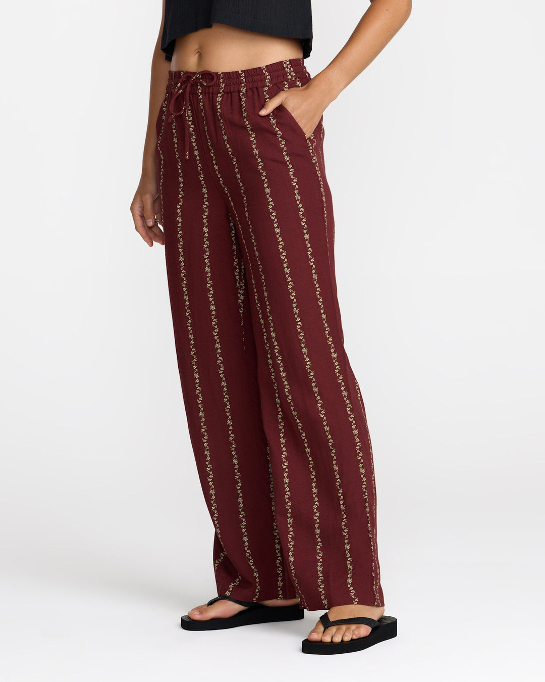 Rvca Florence Pant (Womens) | Madder Brown