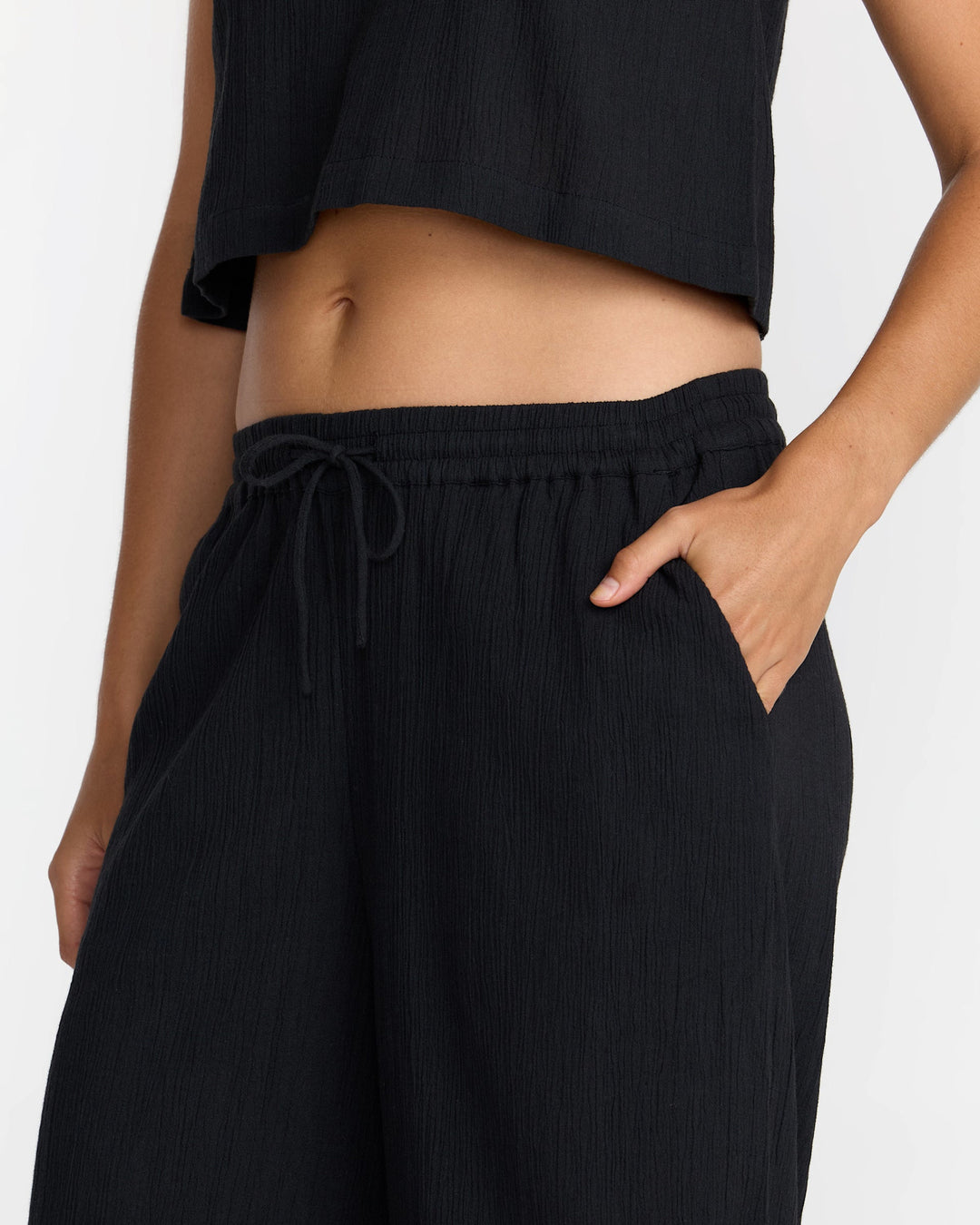 Rvca New Yume Wl Pant (Womens) | Rvca Black