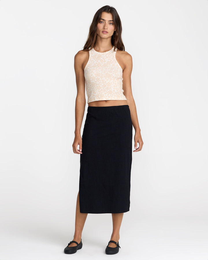 Rvca Madrid Skirt (Womens) | Rvca Black