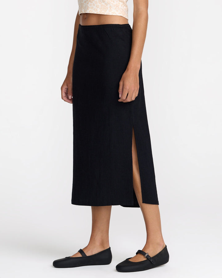 Rvca Madrid Skirt (Womens) | Rvca Black