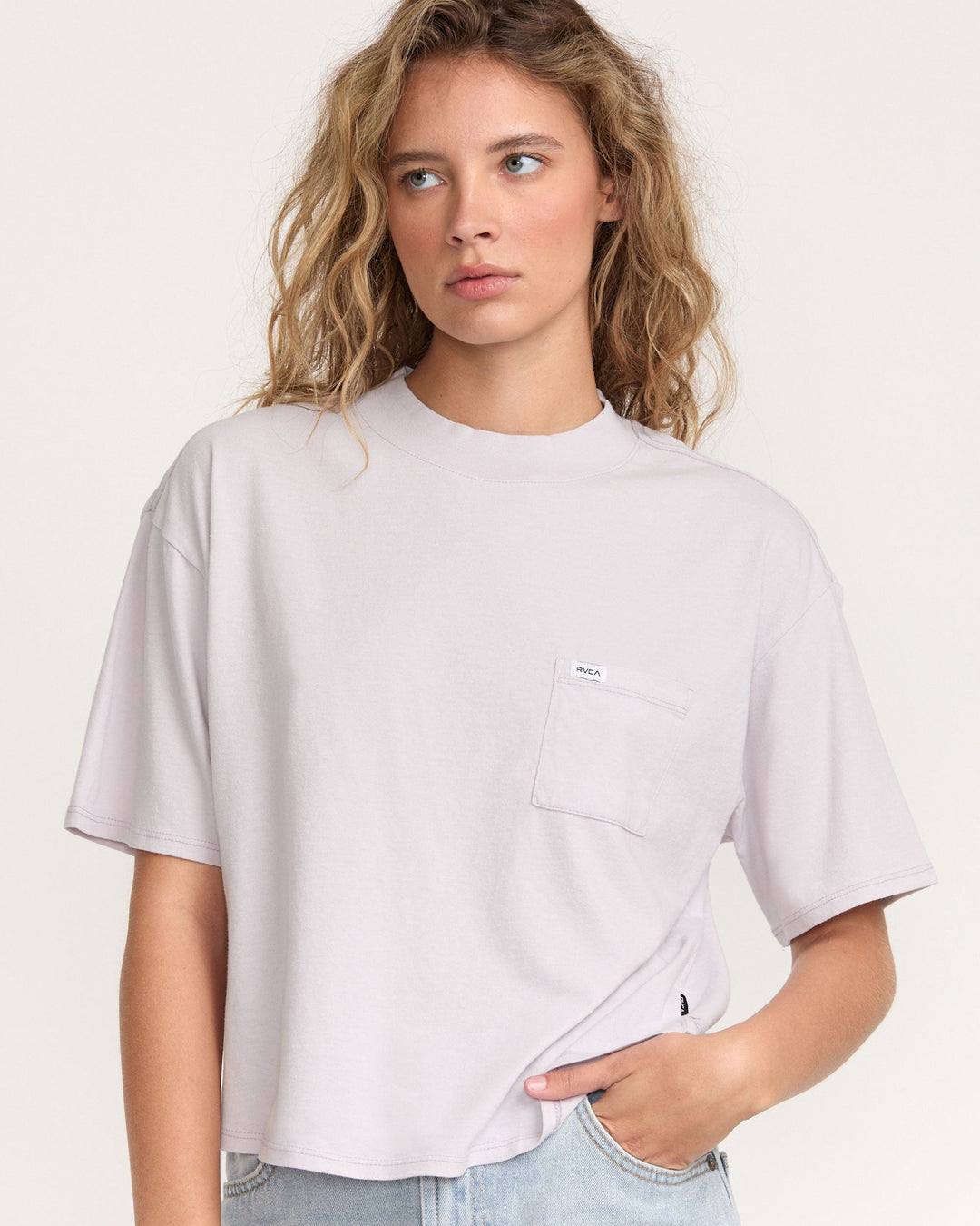 RVCA Kinney Tee Pocket Ptc (Women&