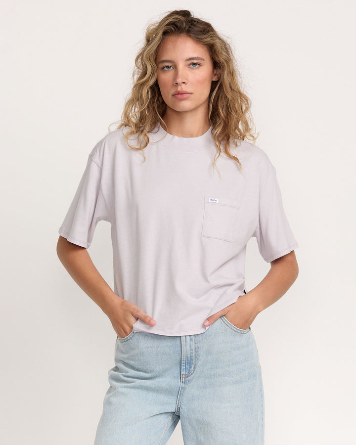 RVCA Kinney Tee Pocket Ptc (Women&