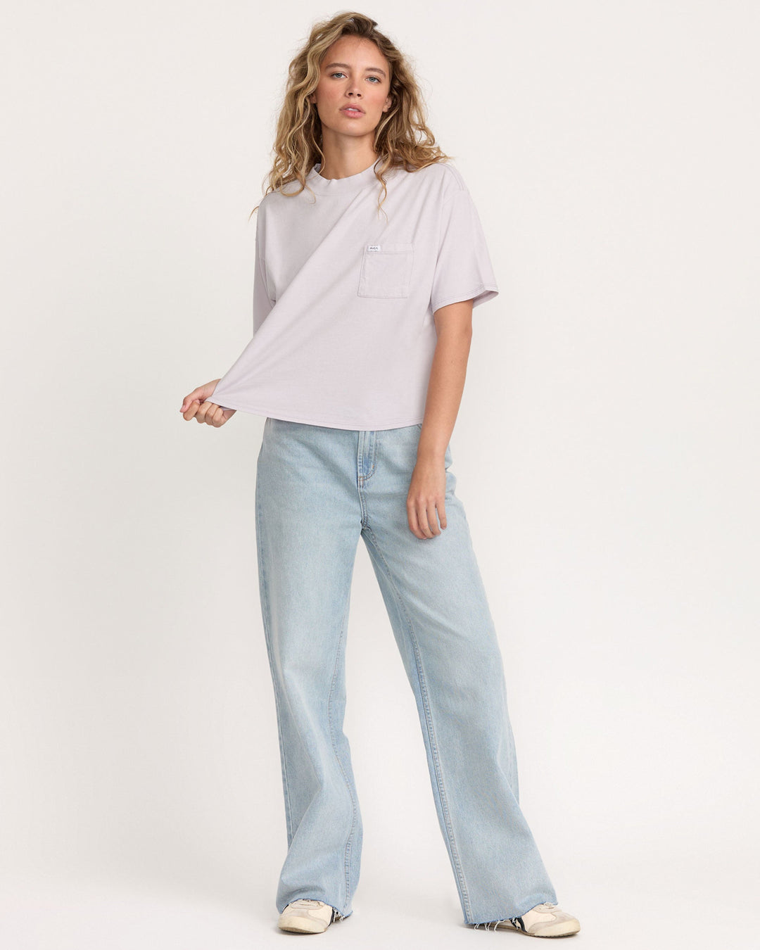 RVCA Kinney Tee Pocket Ptc (Women&