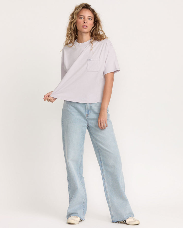 RVCA Kinney Tee Pocket Ptc (Women&