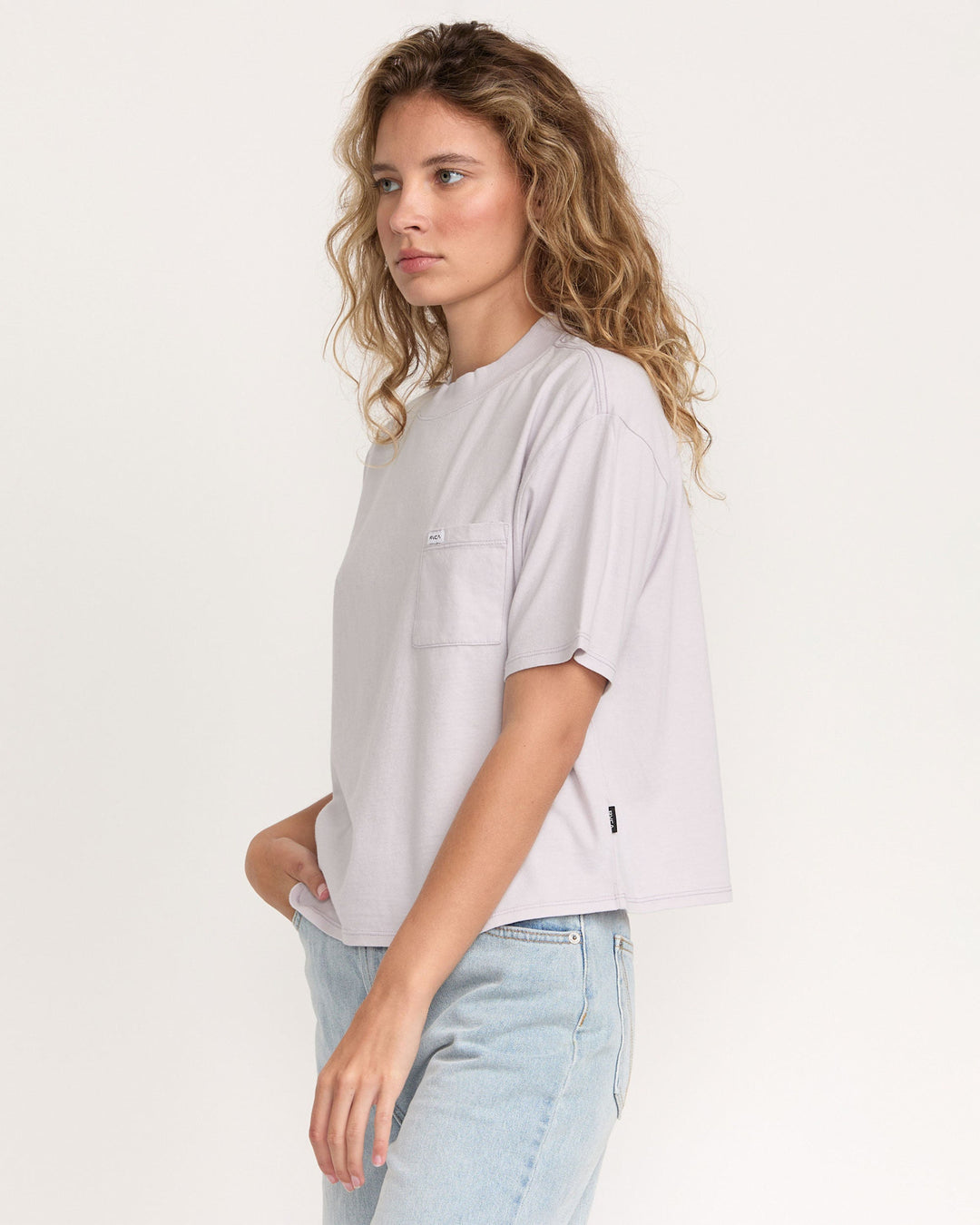 RVCA Kinney Tee Pocket Ptc (Women&