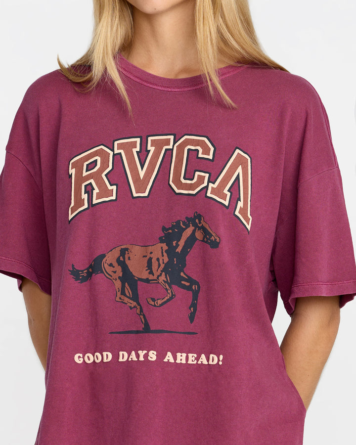 RVCA Move On Boyfriend Tee (Women&