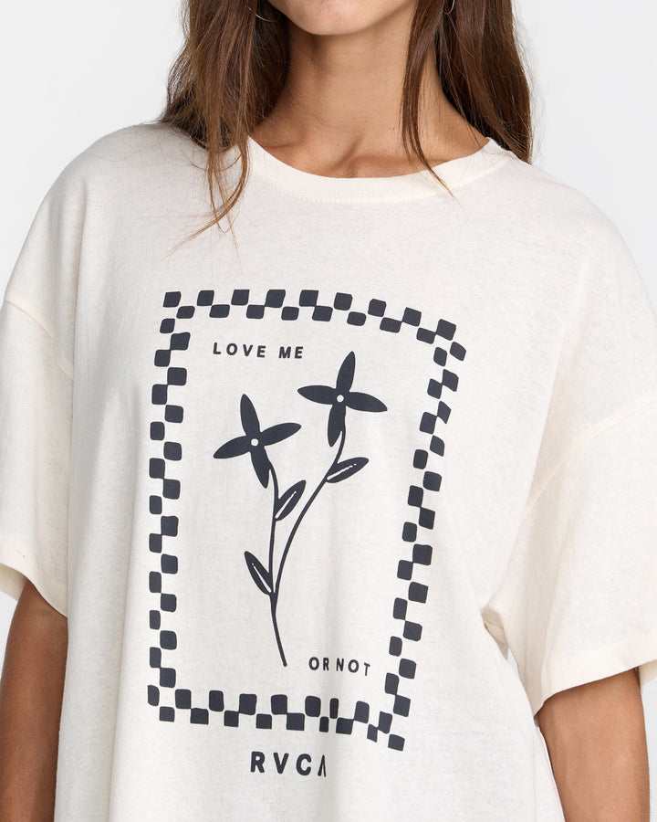 RVCA Love Me Boyfriend Tee (Women&