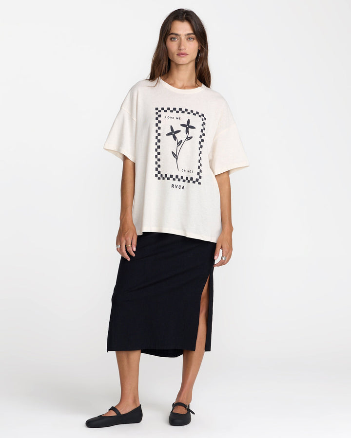 RVCA Love Me Boyfriend Tee (Women&