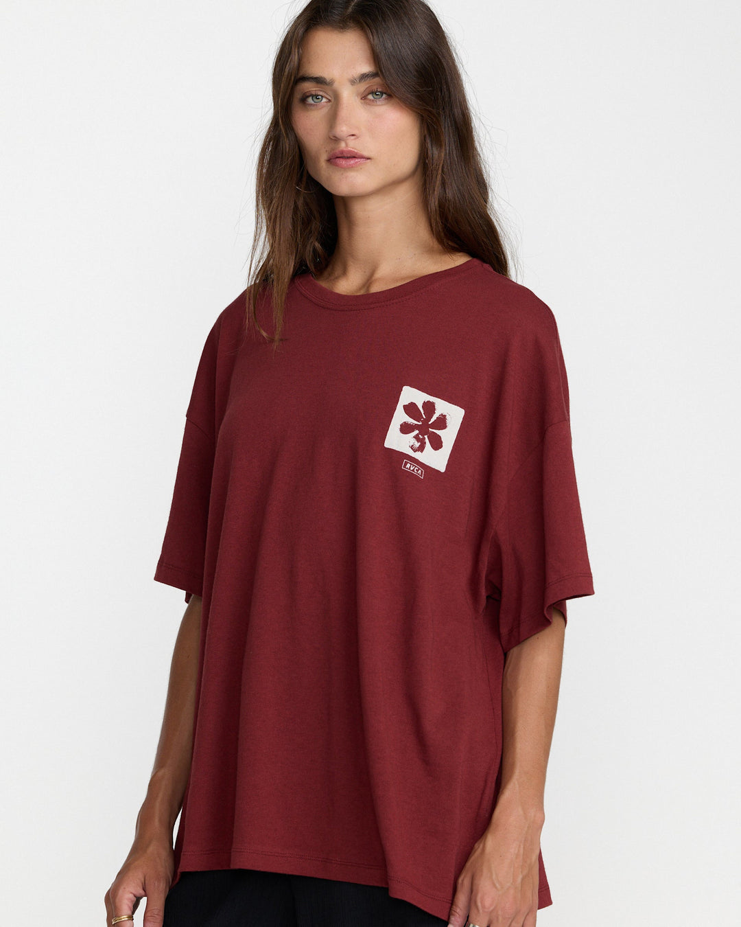 RVCA Open Minds Boyfriend Tee (Women&