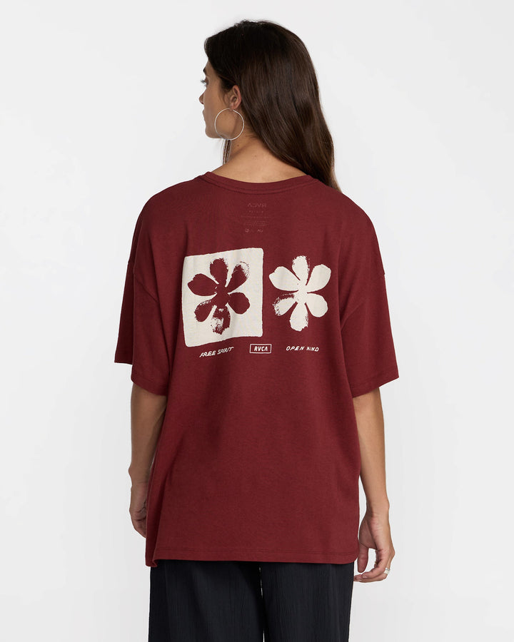 RVCA Open Minds Boyfriend Tee (Women&
