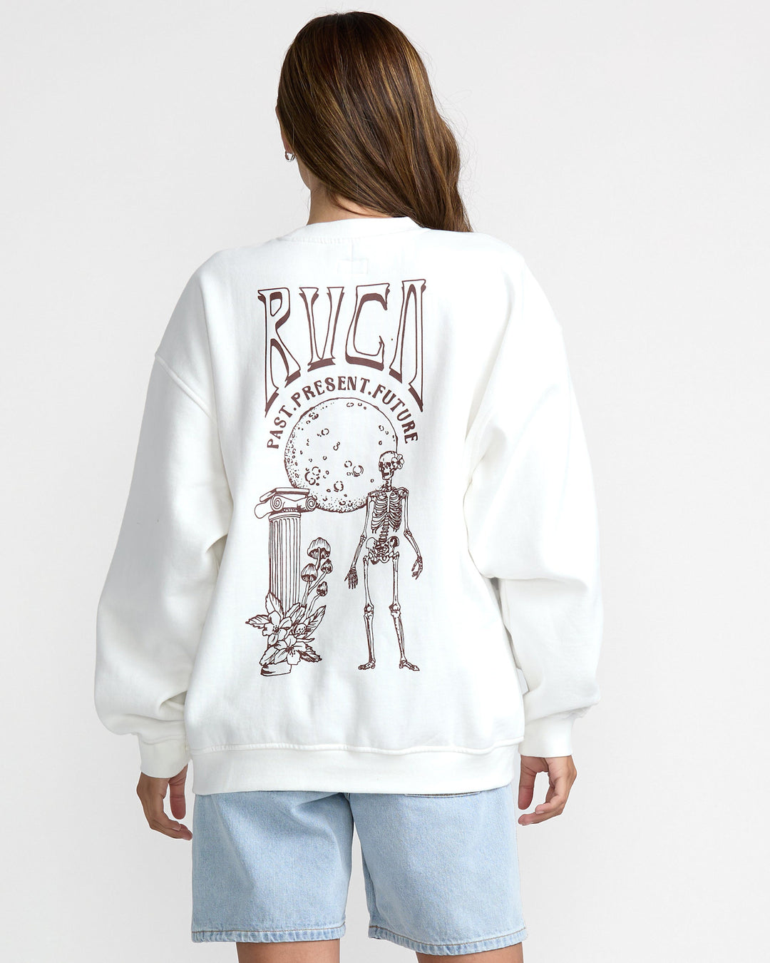 RVCA Baggie Bf Crew (Women&