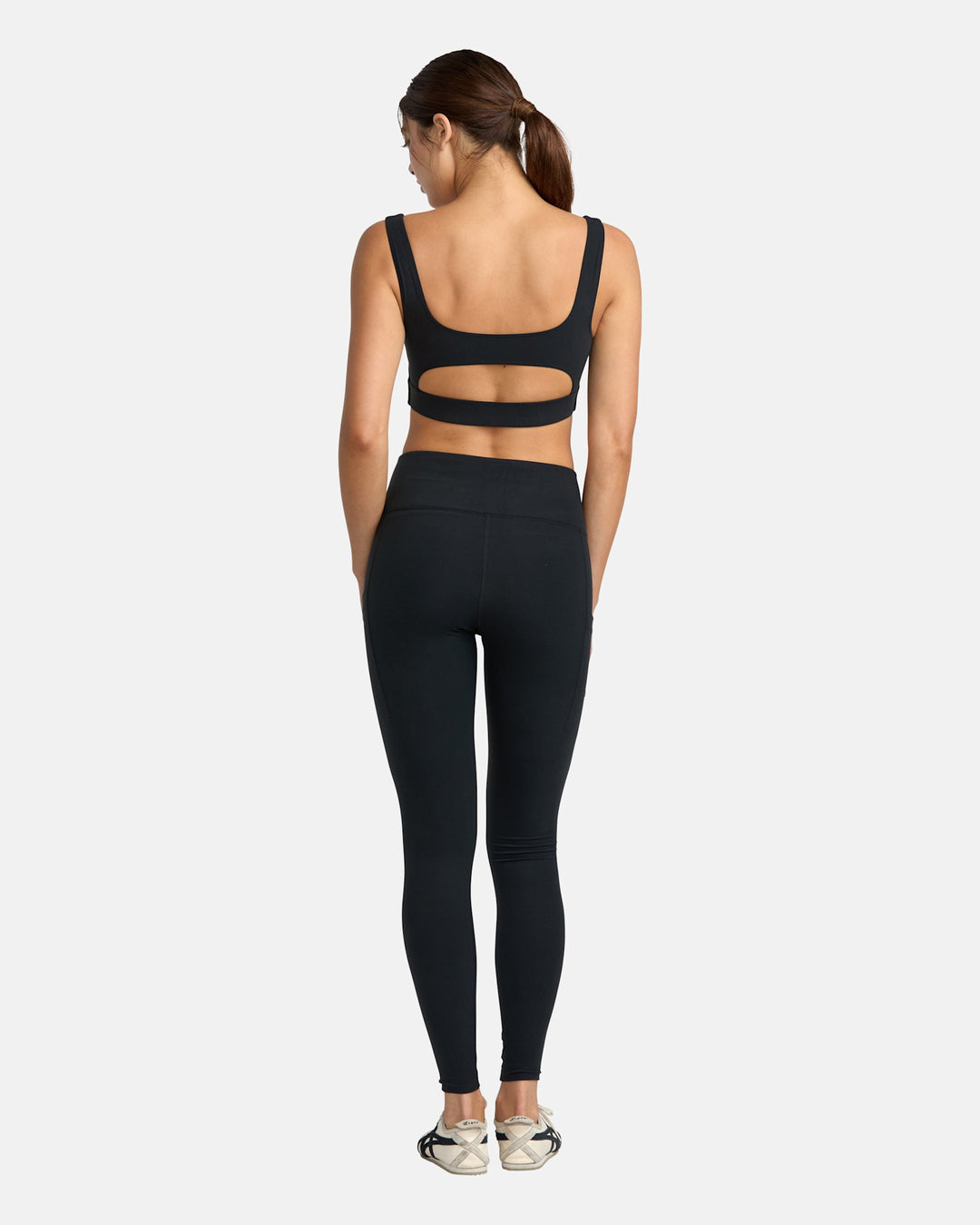 Rvca Va Essential Pocket Legging (Womens) | Black