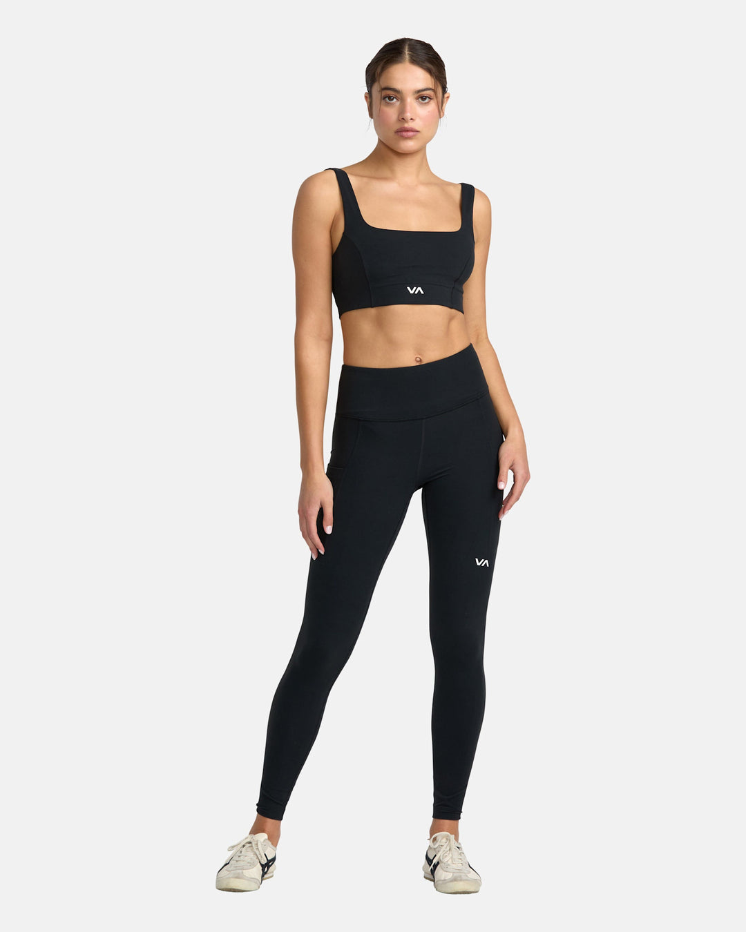 Rvca Va Essential Pocket Legging (Womens) | Black