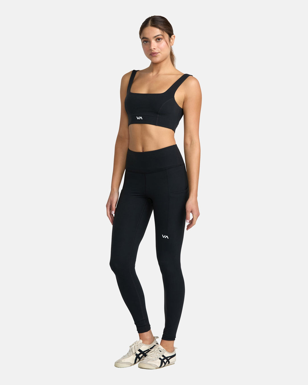 Rvca Va Essential Pocket Legging (Womens) | Black