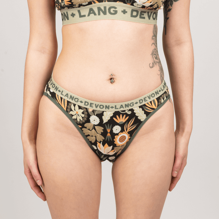 Devon + Lang Katrina French Bikini (Womens) | Fall Florals