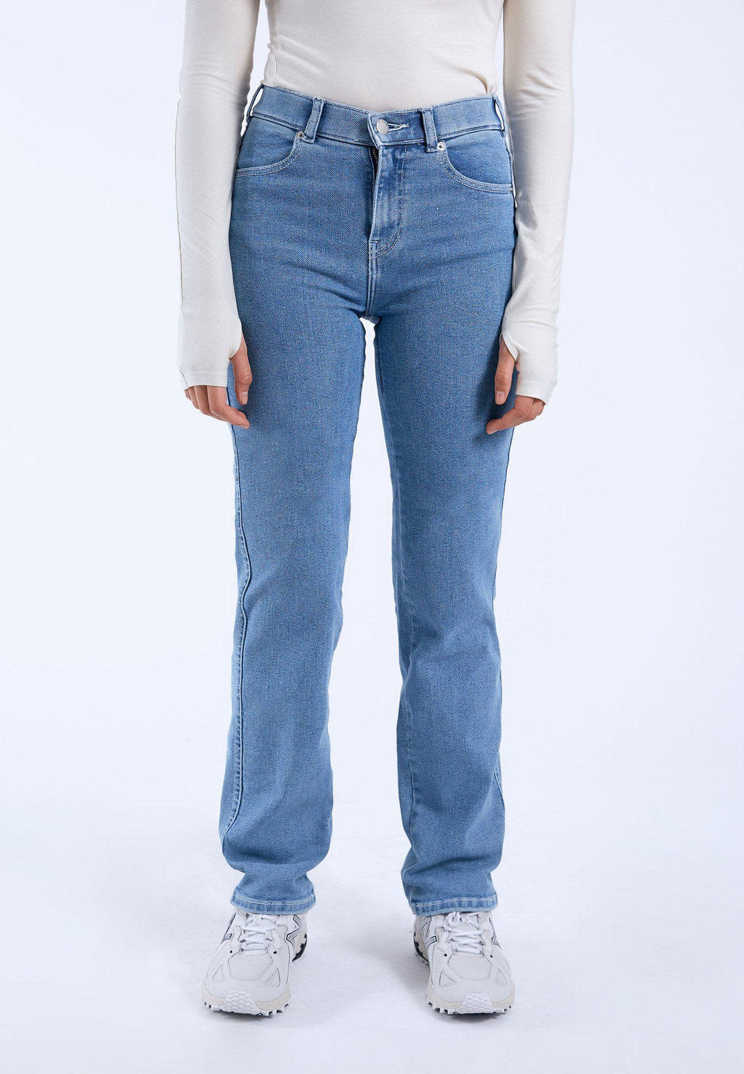 Dr. Denim Lexy Straight Denim (Womens) | Cape Mid Plain